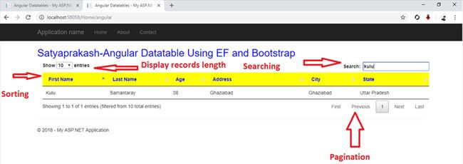Fetch Records In Angular Datatable Using Entity Framework And Bootstrap